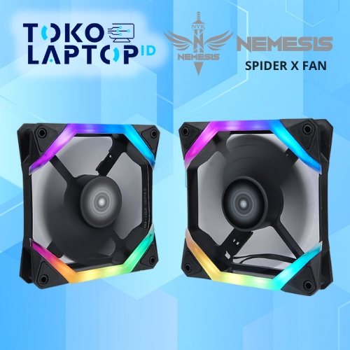 NYK Nemesis Fan Spider X Case RGB Lighting 12cm Diameter