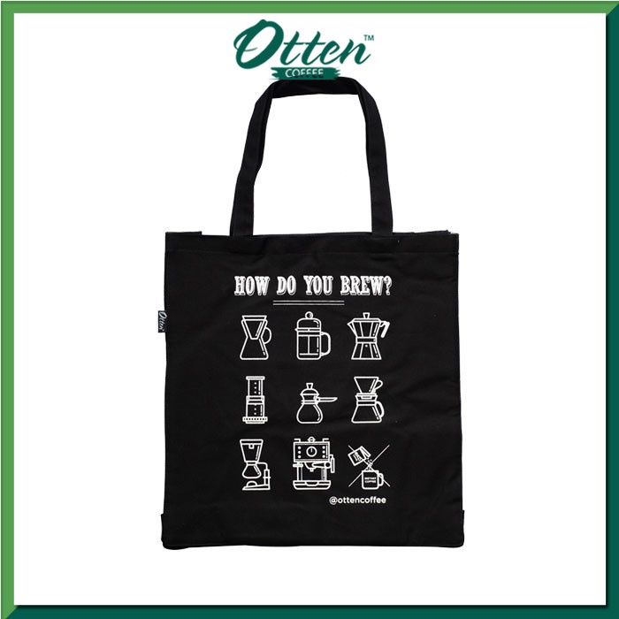 Otten Coffee Tote Bag - How Do You Brew?-0