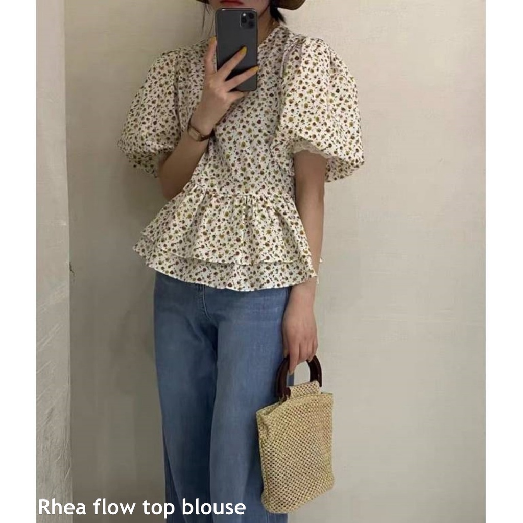 Rhea flow top blouse - Thejanclothes