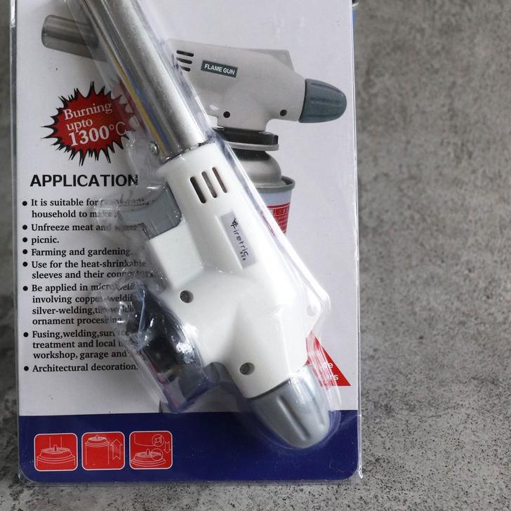 ← gas torch portable / kepala gas alat pematik api / flame gun BBQ daging sushi / korek gas api ☚