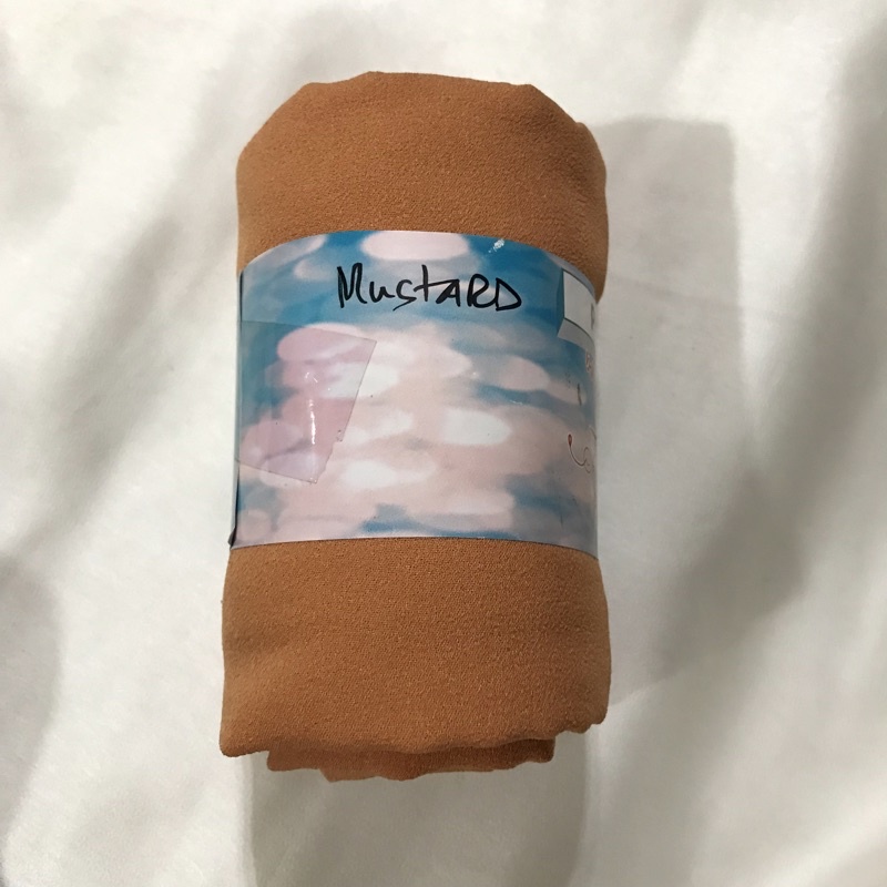 JILBAB PASHMINA SABYAN DIAMOND ITALIANO HIJAB PREMIUM-mustard