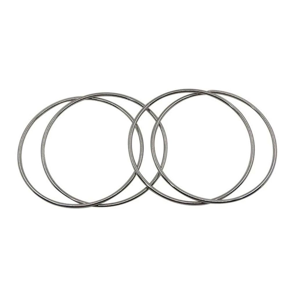 Mxbeauty Cincin Ajaib Magic Tools 4pcs Mainan Bermain Trik Sulap Magic Linking Hoops Alat Peraga Sulap Magic Iron Hoops