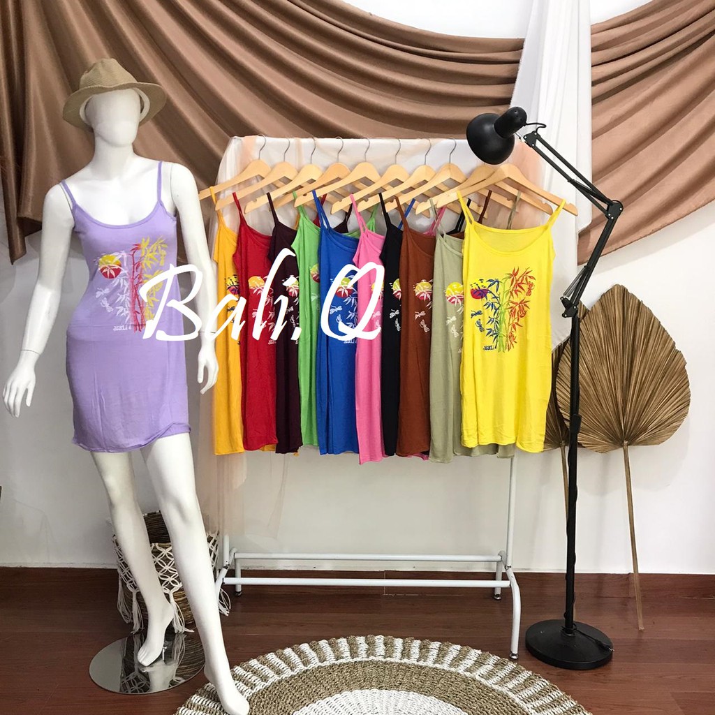 Daster  Tali Satu Sablon Bambu Bali-1