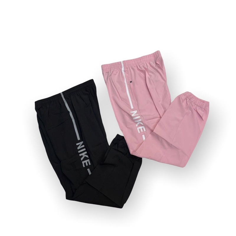 CELANA PANJANG WANITA MICRO PARASUT TIPIS JOGGER TRAINING RUNNING OLAHRGA NEW IMPORT