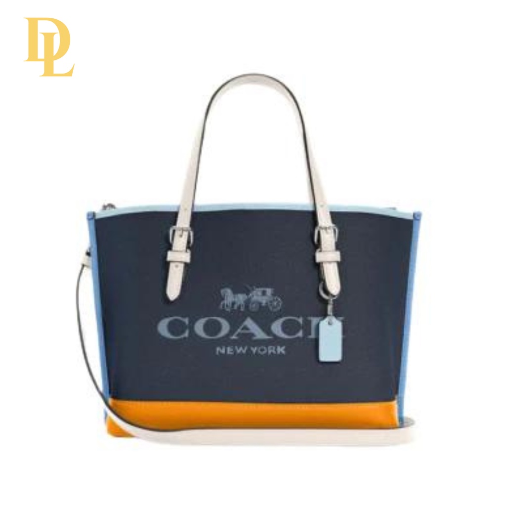 Coach Mollie Tote In Colorblock (C4085)