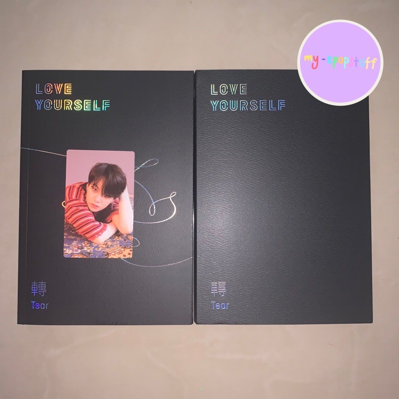 BTS TEAR O UNSEALED ALBUM FULLSET SUGA PHOTOCARD [READY STOCK]