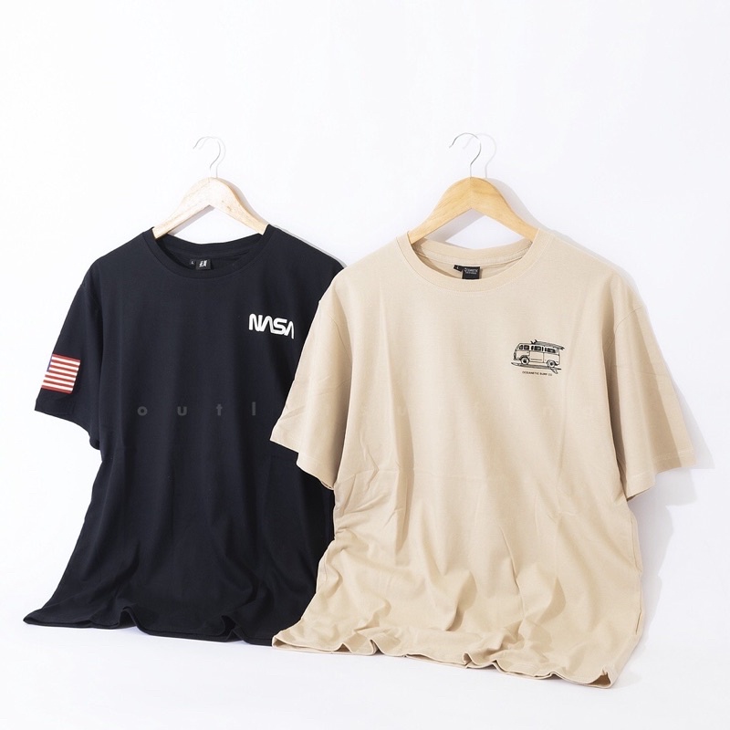 BAJU KAOS OVERSIZE / T-SHIRT "oceanetic pastel green" - surfing - kaos pria - distro - atasan - baju