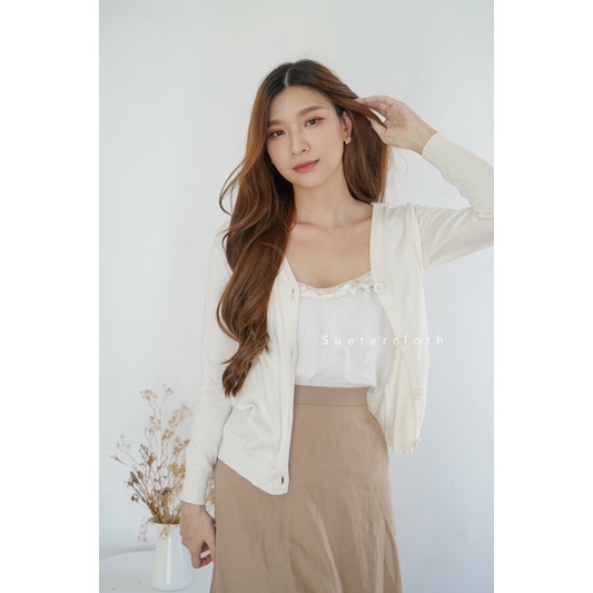 Yuri Basic Cardigan Premium / cardigan wanita import / cardigan knit / knit import-7
