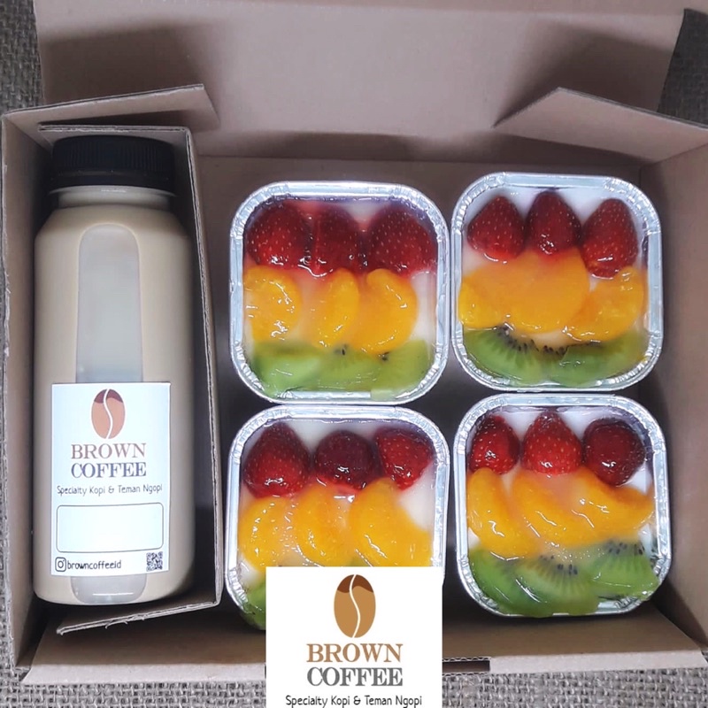 

Ay00! Puding Susu Topping Buah Segar Rasa Manis Pas