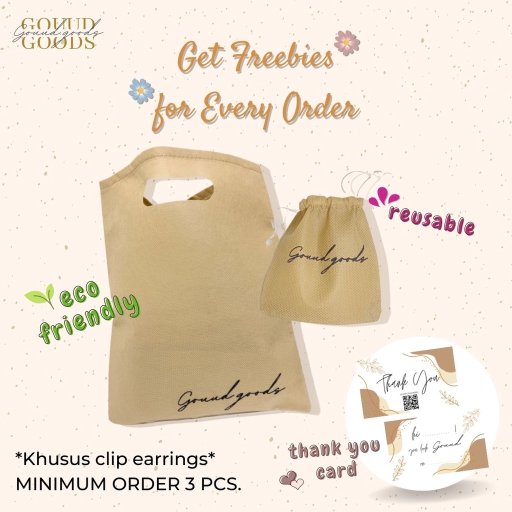 Star Leaf Clip Earring - Anting Cuff / Earcuff / Anting Jepit Tanpa Tindik / Anting Klip / Anting Daun / Anting Bintang