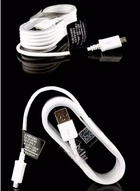 Kabel for Samsung Note 4/ S6/S7 dll micro usb fast charging 150cm warna putih