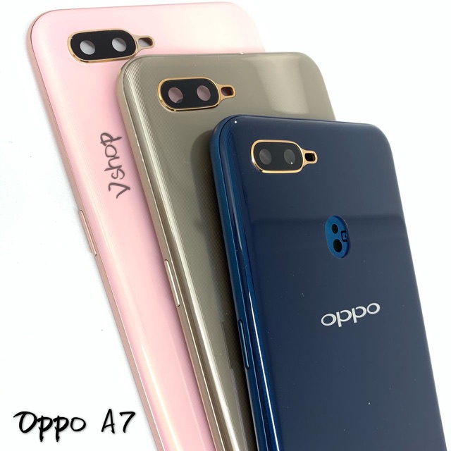 BACKDOOR - BACK CASING - HOUSING OPPO A7 TUTUP BATERAI