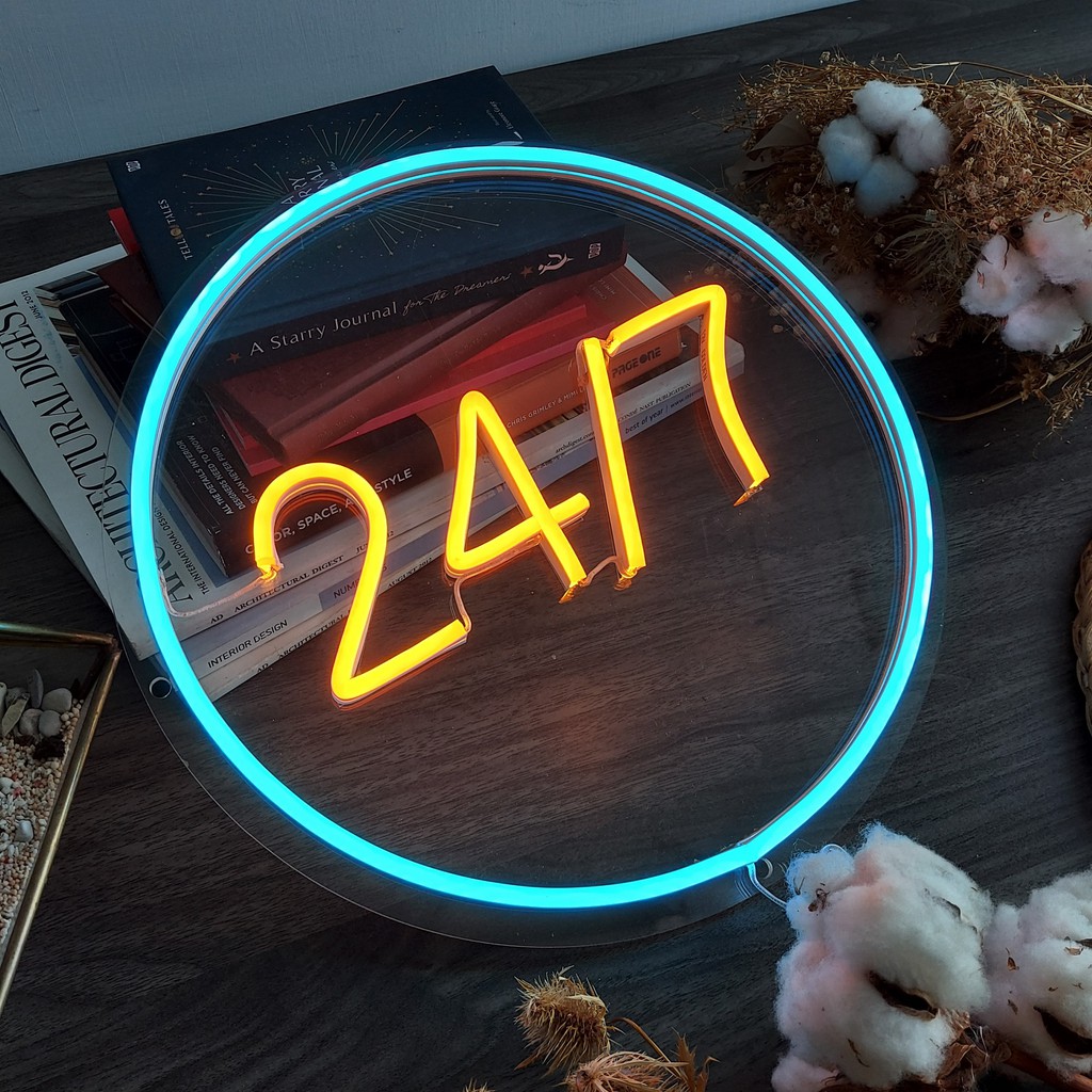 NEON LED TULISAN 24/7 / NEON 24 JAM / NEON TULISAN 24/7 / NEON RESTORAN