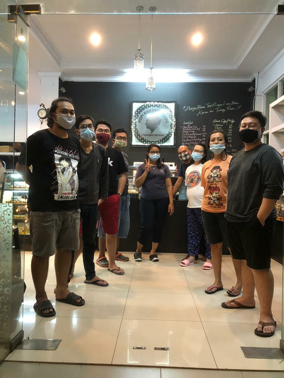 Kaos Batik Full Print Motif Wayang Punokawan