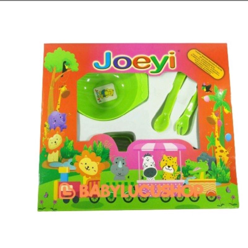 Feeding Set Joeyi KECIL | Tempat MAKAN Joeyi KECIL |Kado Bayi