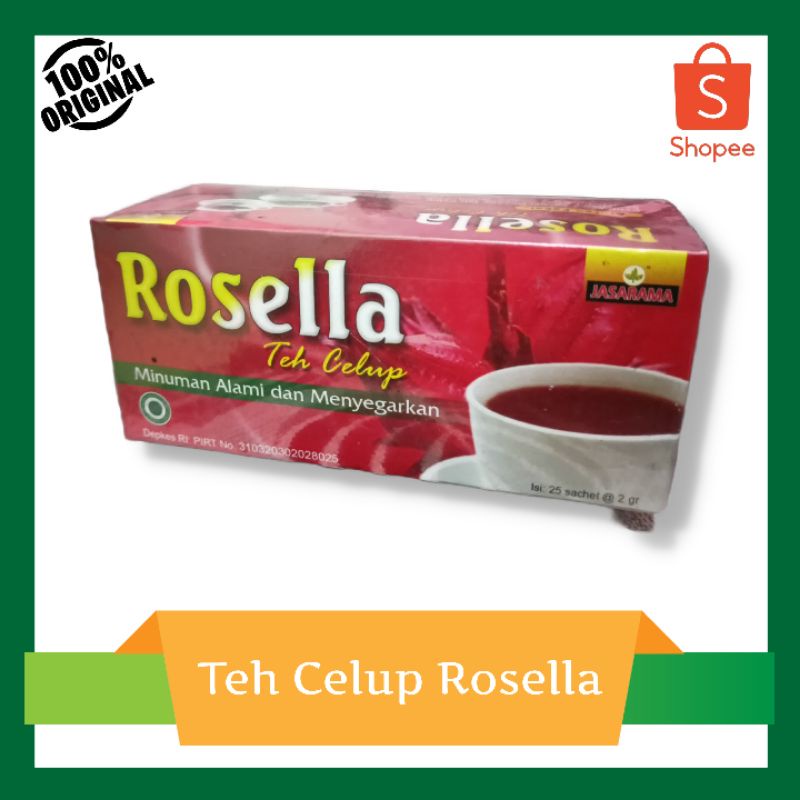 Jual Teh Rosella Rosela Herbal Teh Celup Herbal Alami Minuman Sehat Kaya Vitamin C Shopee 3313