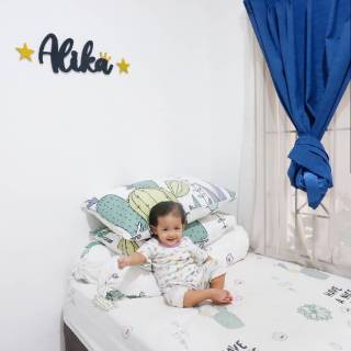 Huruf Kayu Dekorasi Dinding Kamar  CUSTOM harga per huruf 