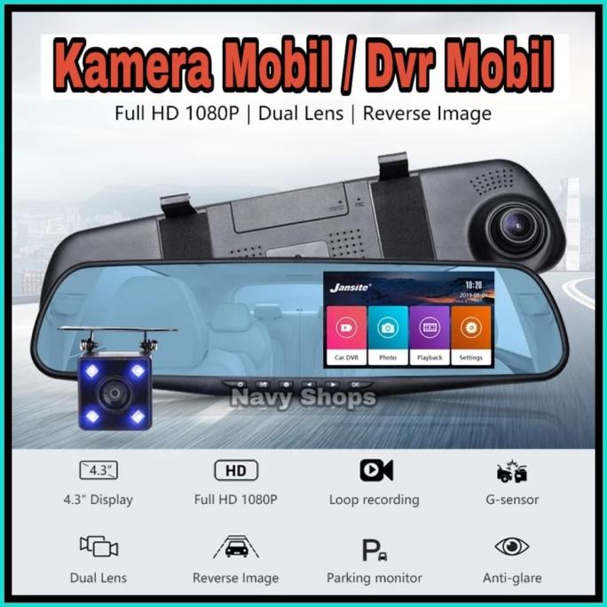 Kamera Mobil Kaca Spion 2 Kamera - Dvr Mobil Kaca Spion KMS02