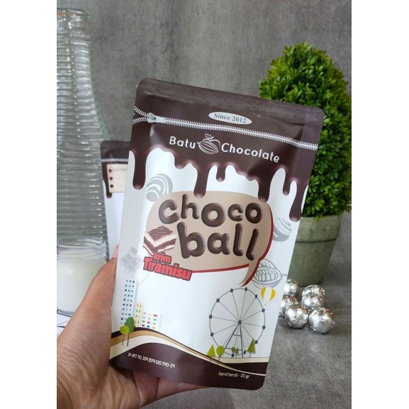 Batu Chocolate - Chocoball Tiramisu - Oleh Oleh Khas Malang