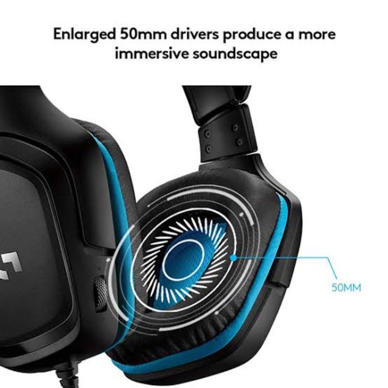 Headphone Logitech G431 Gaming Headset 7.1 Surround Sound ORIGINAL