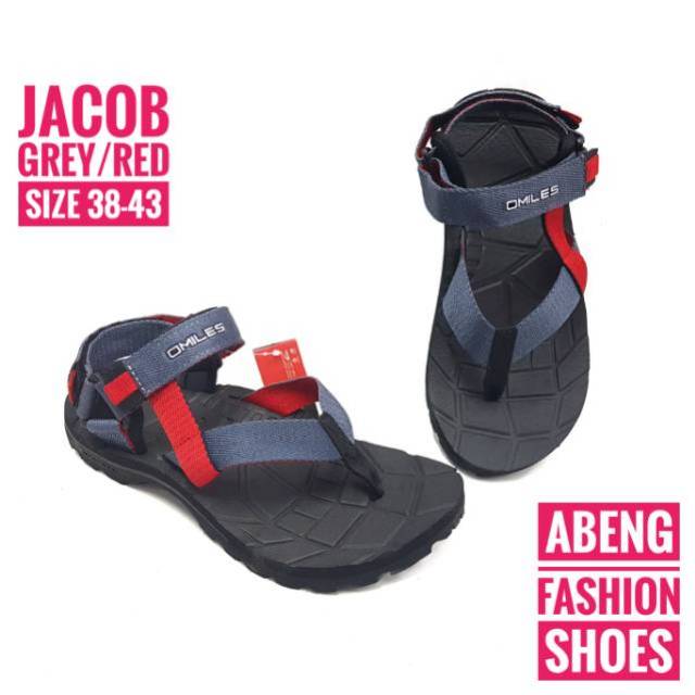  SANDAL  GUNUNG PRIA  OMILES  JACOB UKURAN 38 43 Shopee 