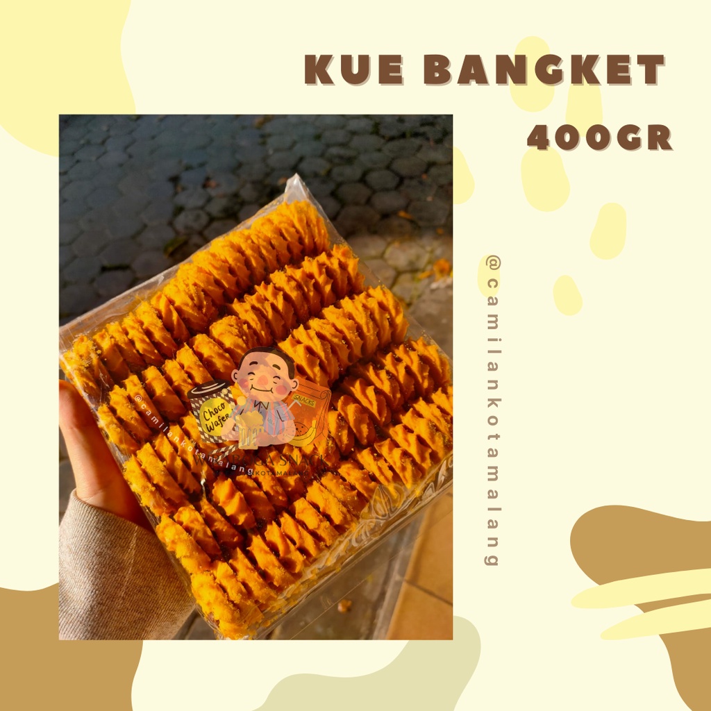 

Kue Bangket / bangket mawar / KUE KERING LEBARAN DAN NATAL / jajan enak 400GR