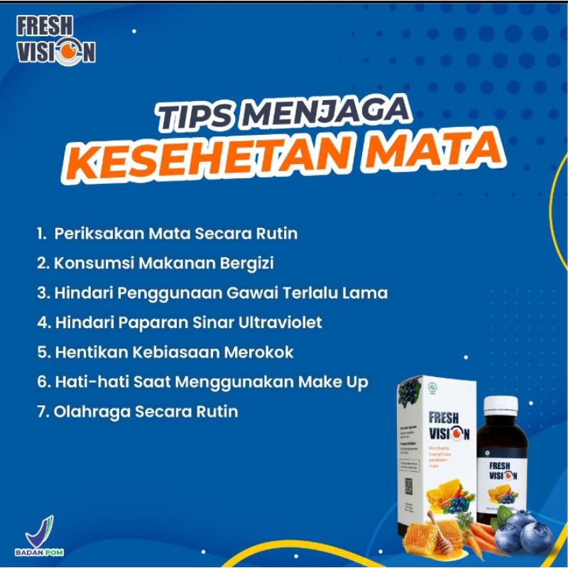 Fresh Vision mata sembuhkan masalah mata