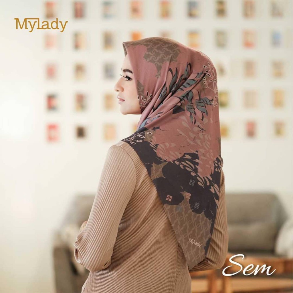 HIJAB MYLADY TERBARU MOTIF SEM
