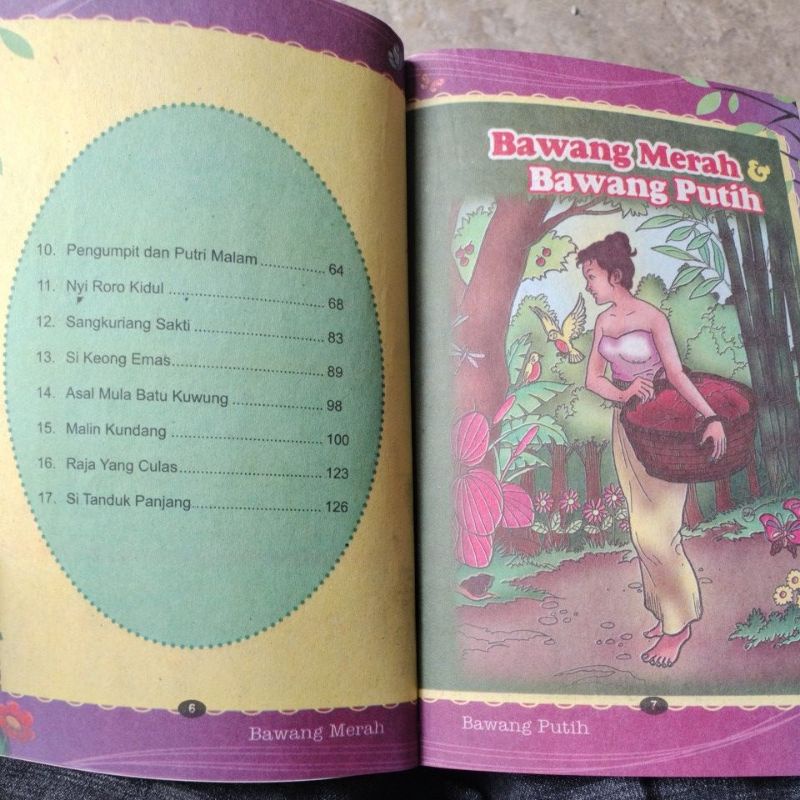 Buku Dongeng Bawang Merah Bawang putih(15×24cm)