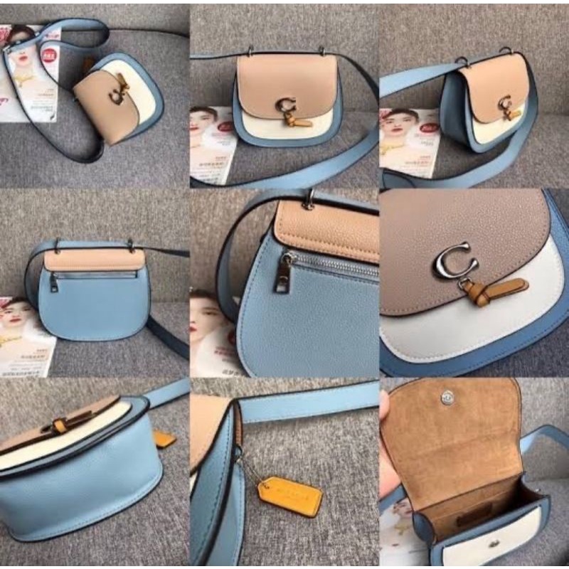 Coach Remi Saddle Bag In Colorblock(1330)