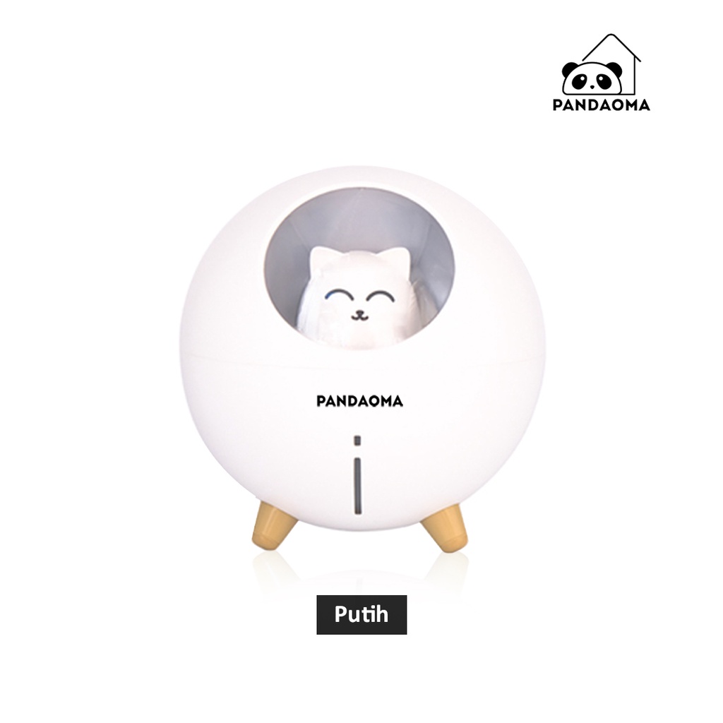 Pandaoma Diffuser Humidifier Portable 220 ML Diffuser D127-Putih