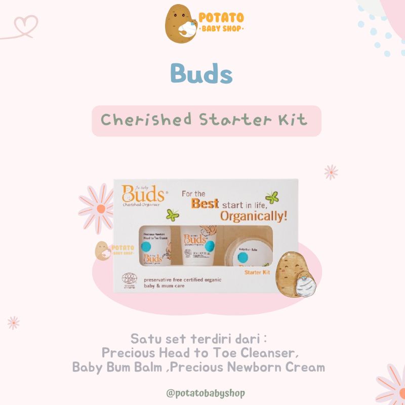 Buds mini pack Cherished organic starter kit