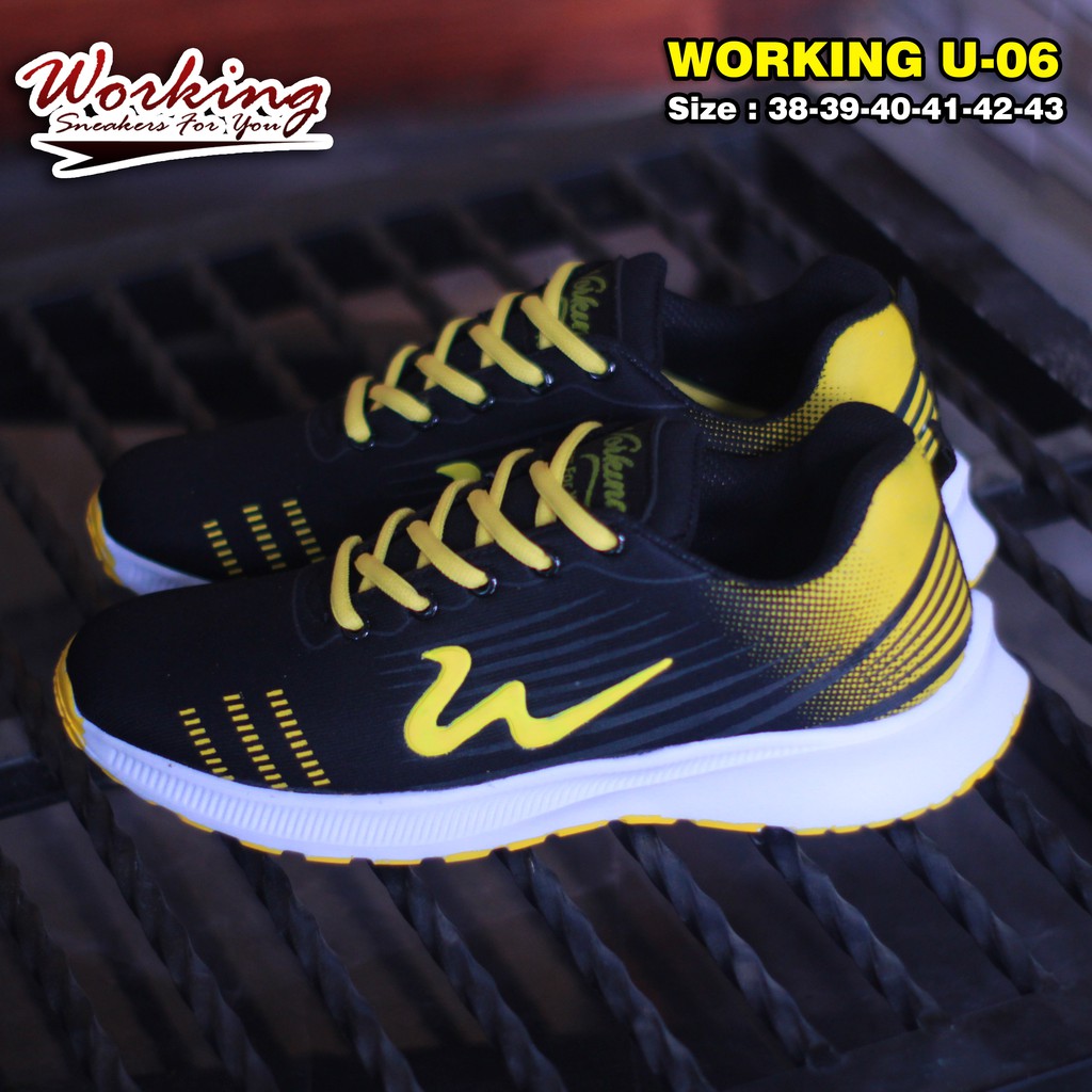 Sepatu Pria Running Working U-06