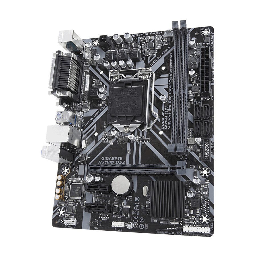 Motherboard Gigabyte H310M-DS2 (LGA1151, H310, DDR4, USB3.1, SATA3)