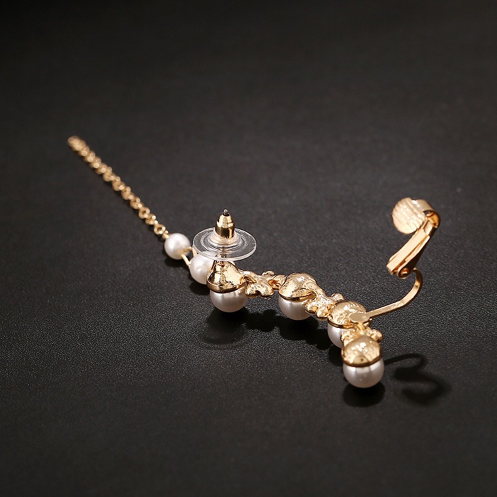 Hu Hu Hu Hu Hu Alat Bantu Pasang Kacamata♡ 1pc Anting Tusuk Gantung Wanita Desain Snowflake Hias Mutiaraberlian Imitasi Untuk Hadiah