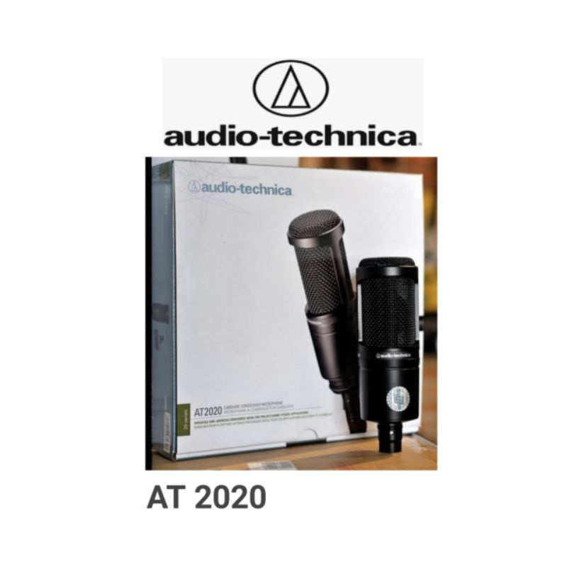 MIC CONDENSOR AUDIO TECHNICA AT2020, condensor mic, garansi resmi