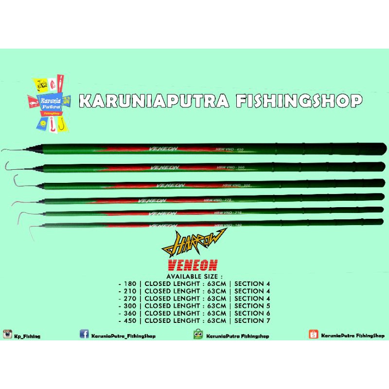 Joran Tegek Carbon Harrow Veneon Grasi