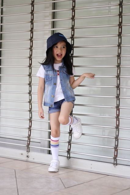 Vest Jeans Anak anak / LOMO CROP VEST