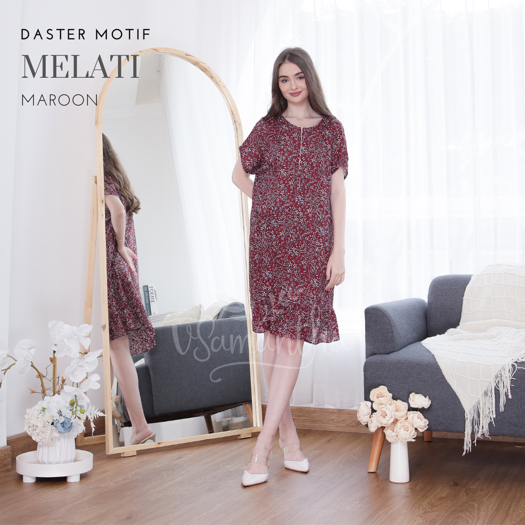 Daster Viral Ruffle Rayon MOTIF