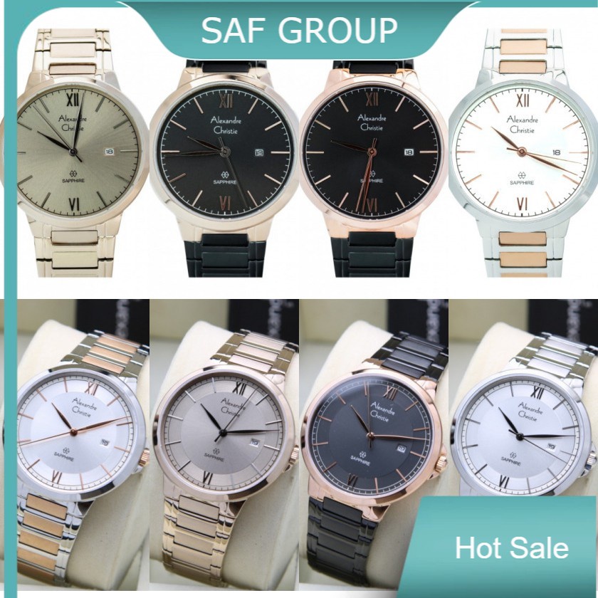 JAM TANGAN PRIA ALEXANDRE CHRISTIE AC 8537 / AC8537 SAPPHIRE ORIGINAL by plp