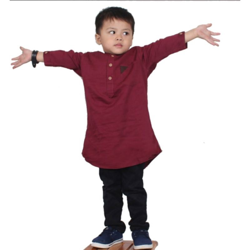 Baju Koko Anak Pria Muslim Umur 1 - 11 Tahun Harga Grosir