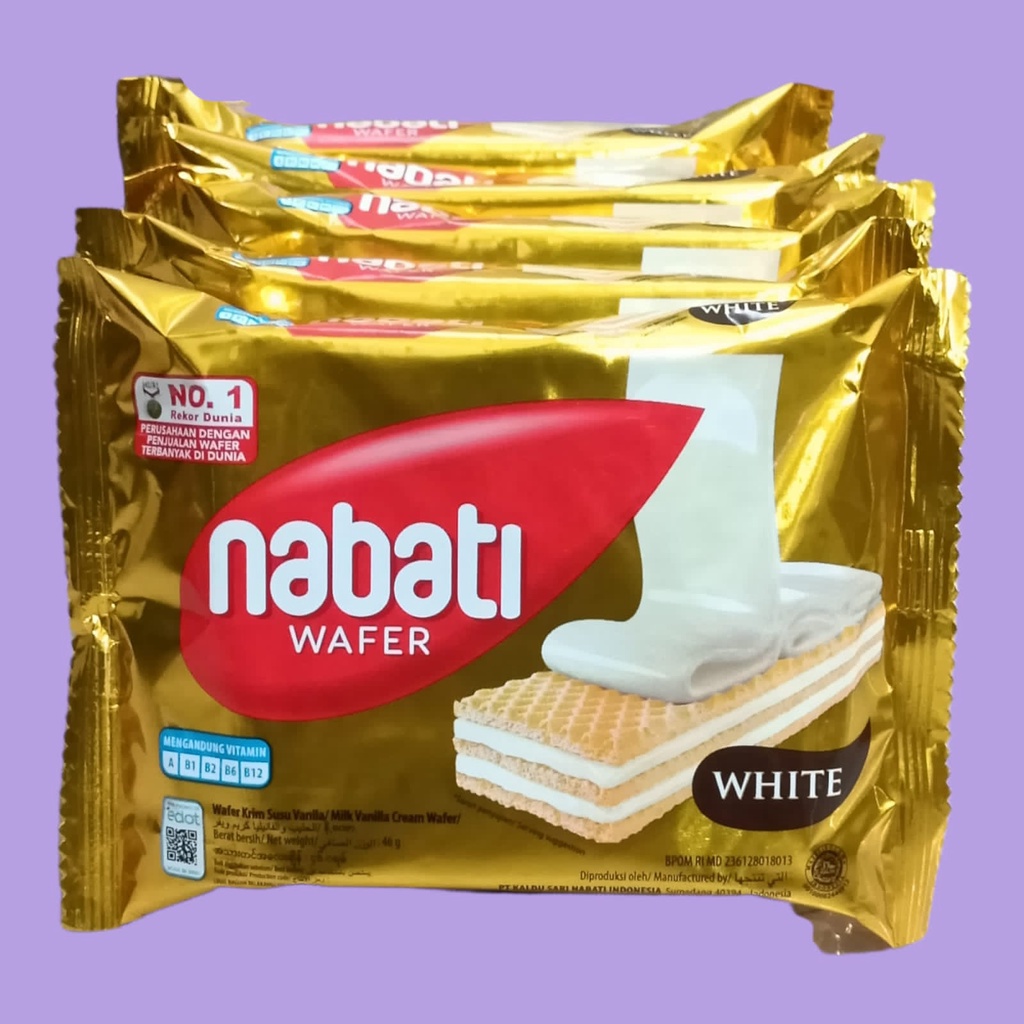 

Nabati White Vanila Wafer 46gr [5 pcs]