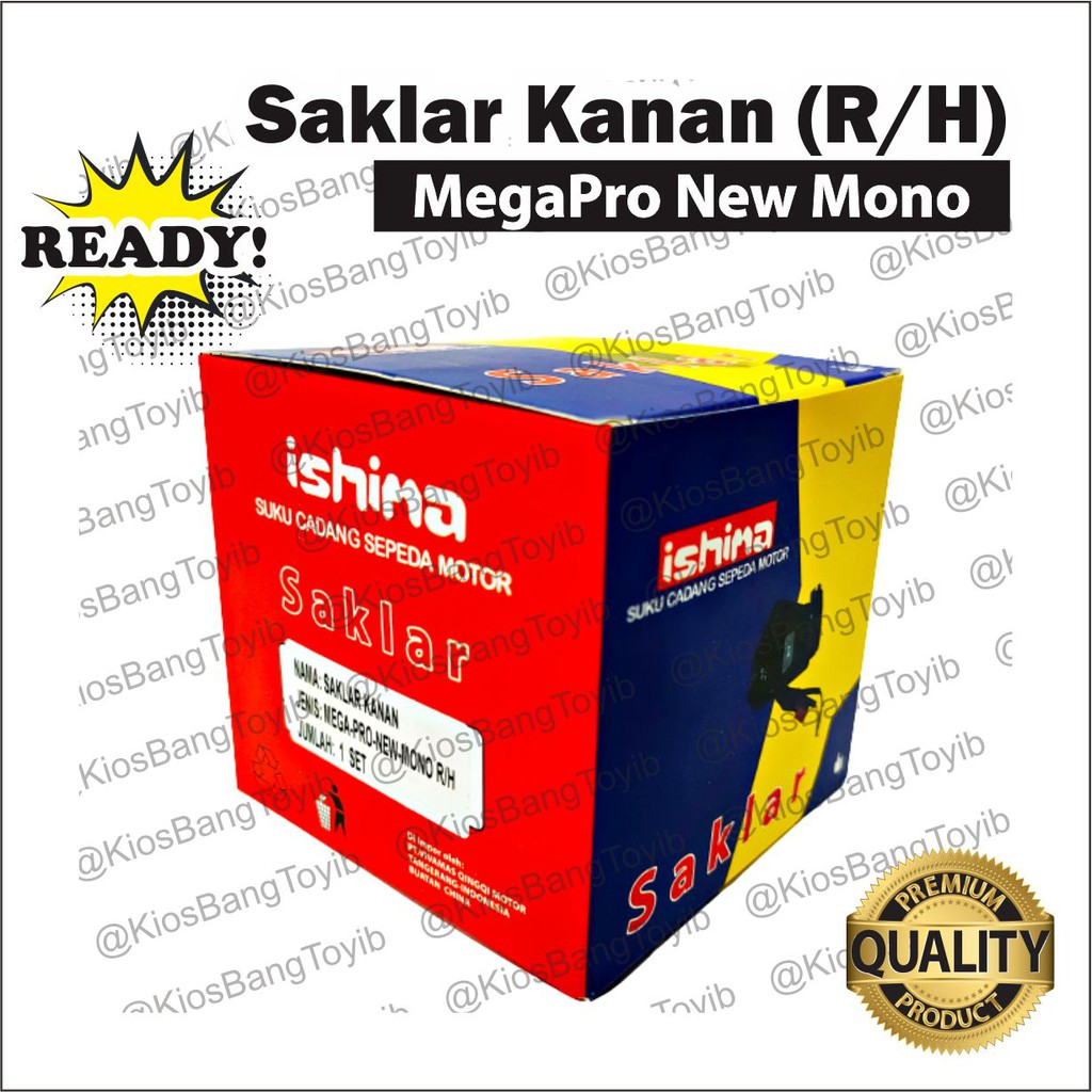 Saklar Holder Handle Switch Kanan Honda MegaPro New Mono  ★ISHIMA★