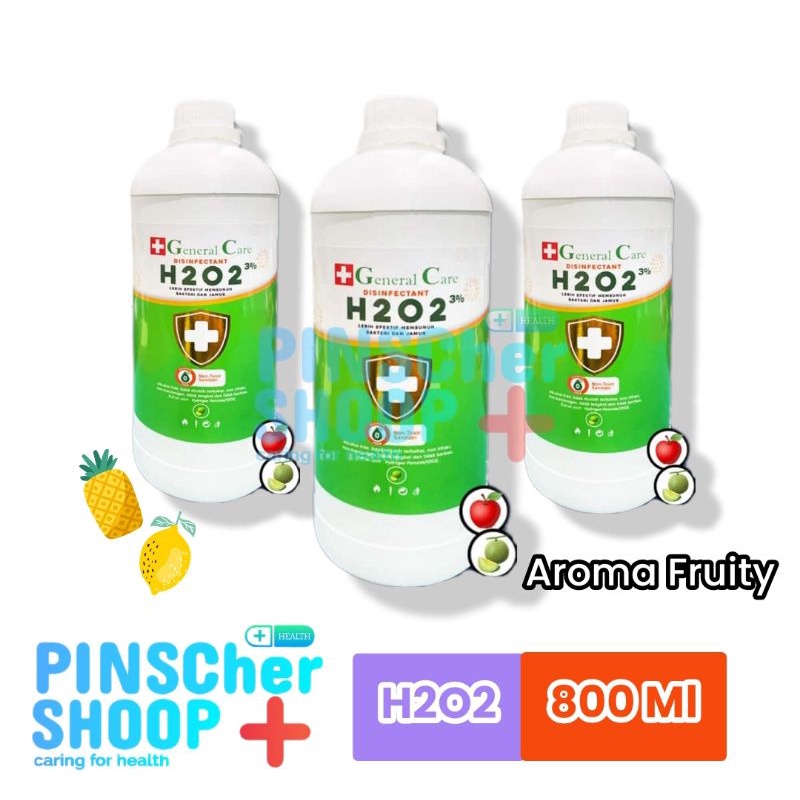 H2O2 Pehidrol Antiseptik Luka 1 Liter General Care Aroma Buah