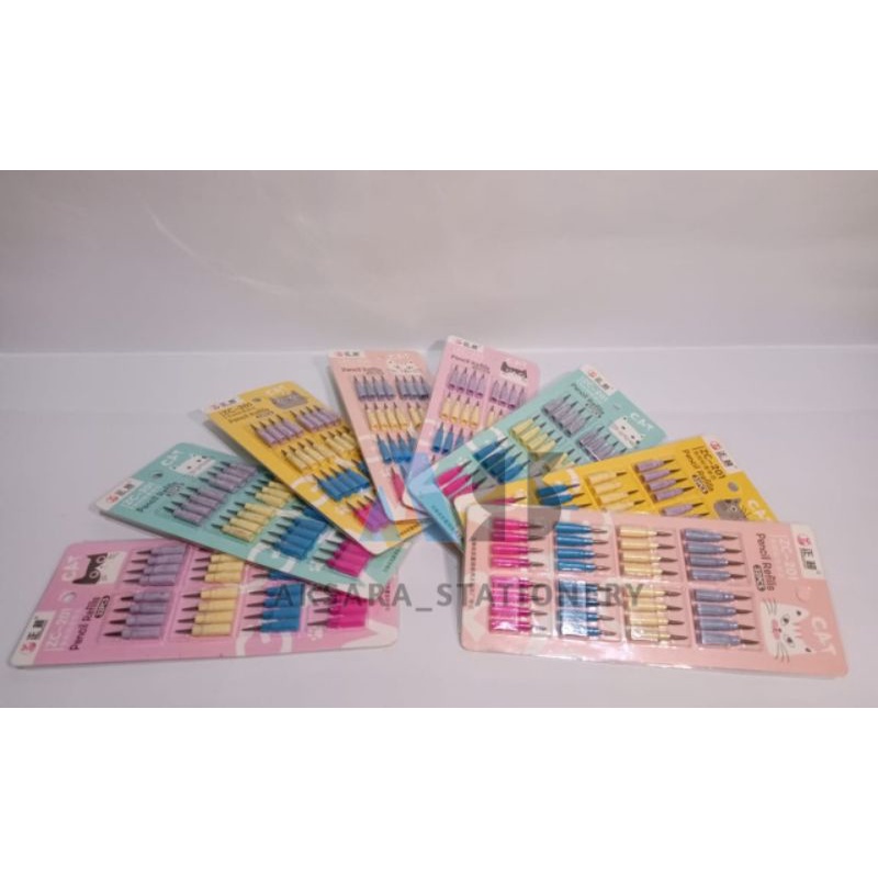 

SATU PAD ( 32 PCS ) Refill Pensil Bensia Isi Ulang Pensil Lantu Cabut Susun