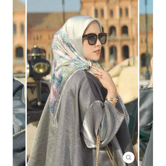 Buttonscarves Sevilla Series Voal Square - BLANCO