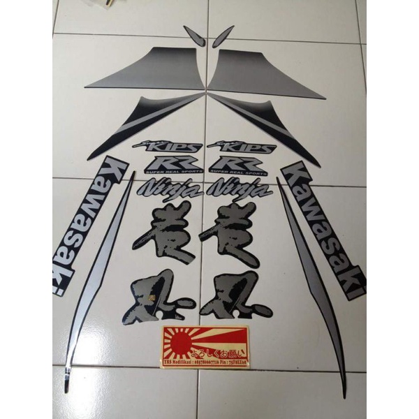 Striping Ninja RR OLD RR Lama 2009 2010 Hitam custom mirip ori