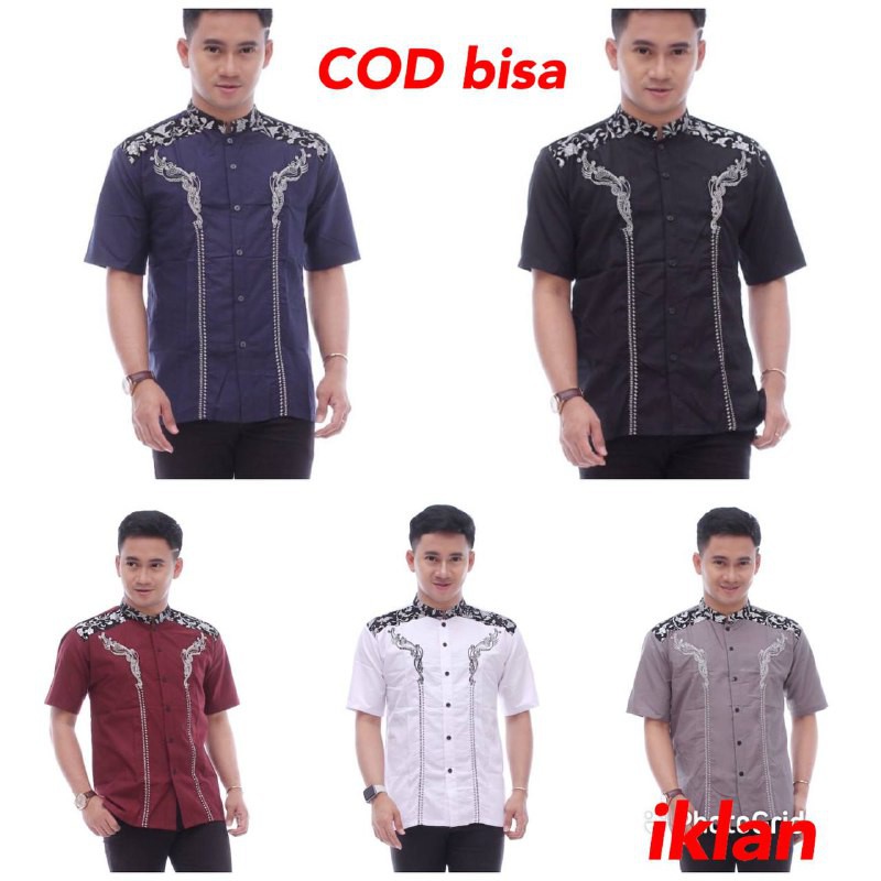 BISA COD KUALITAS GRADE A Koko syubbanul muslimin koko azzahir koko baju - Rahayu Batik Pekalongan
