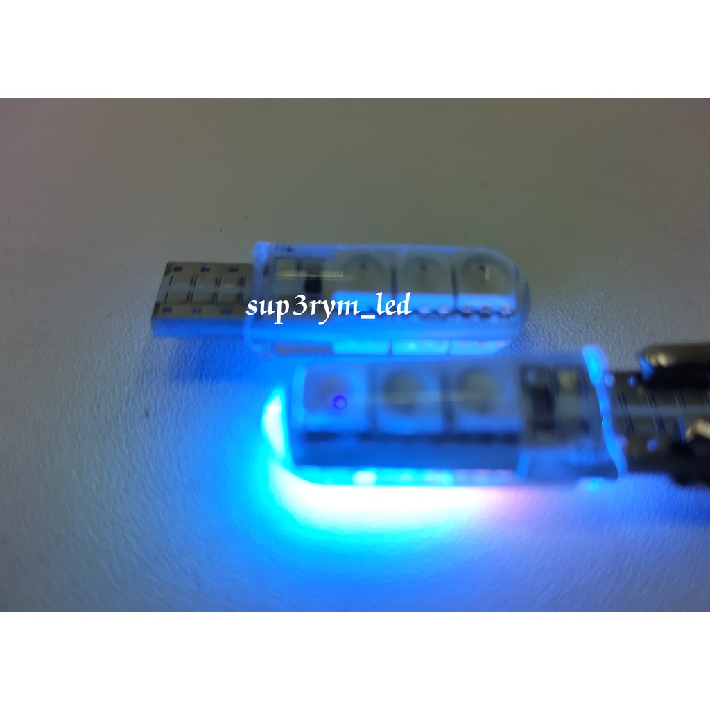 SEPASANG Lampu MOTOR LED senja sen T10 kedip running warna warni TERBARU-1