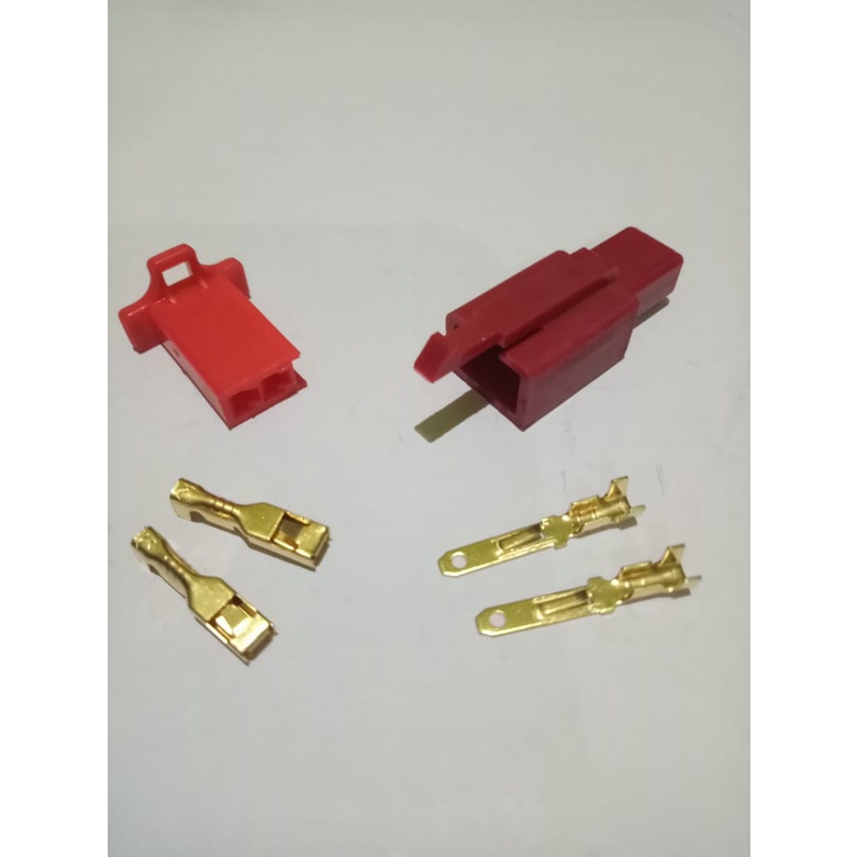 SOCKET 2 PIN SKUN KECIL / SOKET KABEL 2 PIN SKUN KECIL /KONEKTOR KABEL